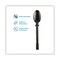 Dixie SmartStock Tri-Tower Dispensing System Polypropylene Cutlery Mediumweight Plastic Spoon - Black (960/Carton)